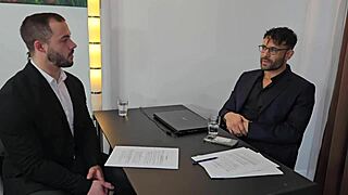 Kristina Grace gets DAP and mouth piss from boss and colleague.