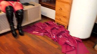 yo, behind the scenes with lady morgana and slave paolo!