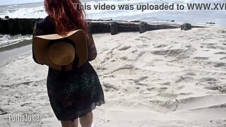 Colombian beach bunny teases solo while showing off every hole in promo