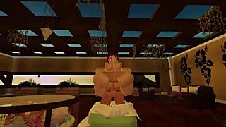 Slut gets fucked hard by roblox with big cock monster cock teen 18+ big tits big ass cum sexy