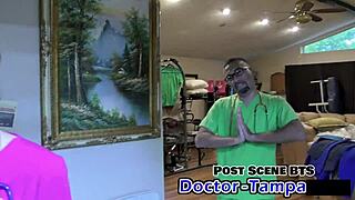 Dr. Tampa's student interns giggle during sucking session