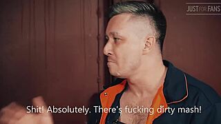 The Moscow Garage Story: Two Mature Men Fuck Bareback In Garage!