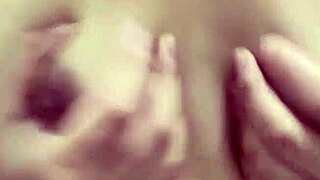 Touching and dancing in a fun routine