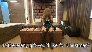 Latina teen rides and screams in doggystyle.