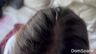 European teen 18+ girl comes late from school and step bro fucked her hard.