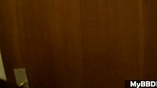 Mandy, the Russian pornstar with big natural tits, worships ass and gets filled by BBC