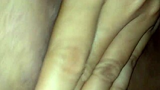 Pretty amateur gets tight pussy fucked to creampie orgasm! 🔥