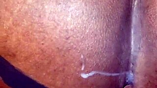 angry black wife rips clothes and tapes husband's ass open in doggystyle