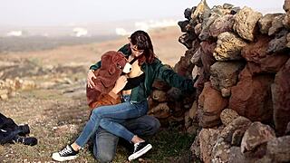 I fucked with this girl in the middle of lanzarote island