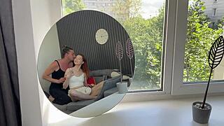 Hey, check this cute teen 18+ getting her tight ass drilled by step brother!