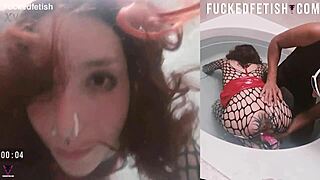 I submit as a skinny slut in underwater fuck with toys