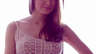 Janna O Strips Blonde Hottie And Plays With Perky Tits