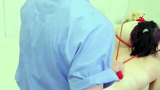 naughty sweetie was brought in butt hole loony bin for uninhibited treatment