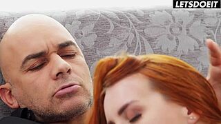 Redhead Charlie Red Tries Anal with Big White Cock Now!