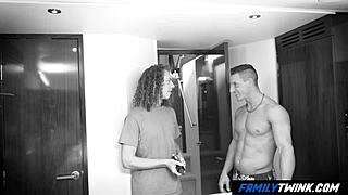 Sailor Stepdad Bangs Naughty Stepson.