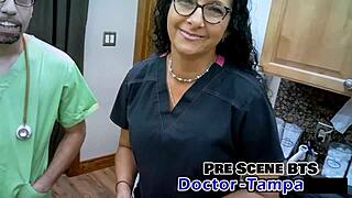 Dr. Tampa's student interns giggle during sucking session