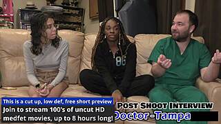 Dr. Tampa's student interns giggle during sucking session