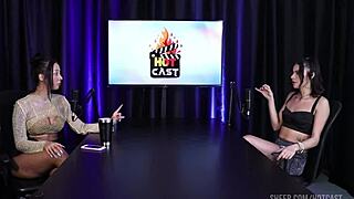 Debora and Vitoria's hot outdoor massage turns into public BDSM group sex.