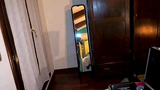 yo, behind the scenes with lady morgana and slave paolo!