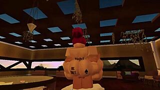 Slut gets fucked hard by roblox with big cock monster cock teen 18+ big tits big ass cum sexy