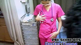 Dr. Tampa's student interns giggle during sucking session