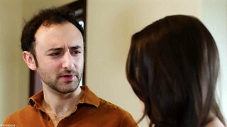 alison rey gags on cock, gets fucked in cowgirl and doggystyle for her cuckold husband