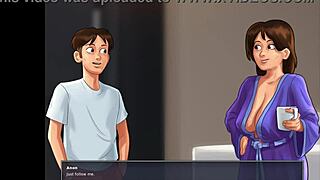 jenny and step mom fuck in steamy shower