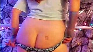 hotwife steffi enjoys homemade masturbation with vibrator in lingerie during june promo