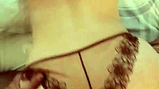 2227 01 vertical - french amateur clothed sex in a sexy spandex brown lace and satin lingerie bra panties boots blowjob rimming pounded pussy spanking dirty talk