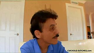 I'll make him cum in your cuckold face, babe