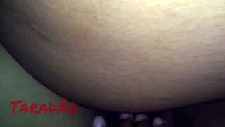 Ebony Girl Receives Deepthroat and Anal with Big Natural Tits