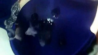 Step sister in 40dd bra and panties receives cumshot.