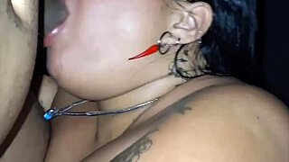 brazilian bbw slut fucks several guys in the party crowd!