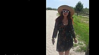 Colombian beach bunny teases solo while showing off every hole in promo