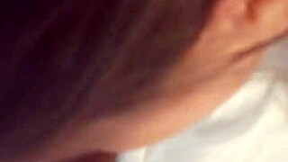 2227 01 vertical - french amateur clothed sex in a sexy spandex brown lace and satin lingerie bra panties boots blowjob rimming pounded pussy spanking dirty talk