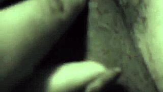 Horny stepmom rubs her wet pussy