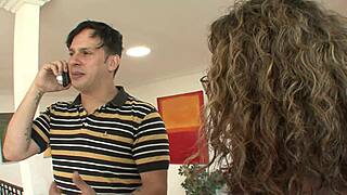 Kiki Daire sucks cock then gets her pussy rammed hard