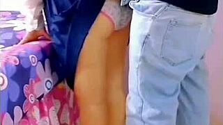 I spied on my cute neighbor and fucked her tight pussy.