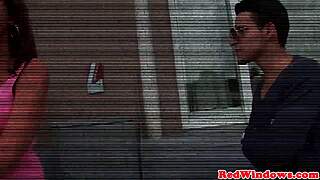 real amsterdam prostitutes in threeway with tourists