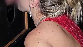 Wife Goes Wild at Glory Hole with Swingers