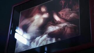 Sensual anal sex fucks the perfect ass of sexy brunette Hungarian milf pornstar, bent over in couple fucking.