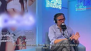 Gemma Leone hits 5 orgasms until legs shake on Juan Bustos podcast