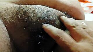 Mast desi indian wife receives big ass massage from sales boy at home