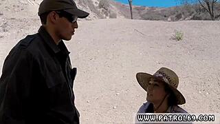 So, this fake cop blonde, cute honey Paisley Parker, has ideas for anal assfucking outdoors.