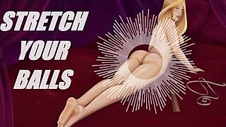 Just listen to this ball stretching audio guide for intense male play.