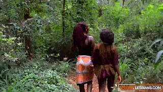 Hot Ebony Stepdaughter Licks and Fingers Stepmom's Black Cunt in Hardcore Lesbian Scene!