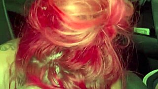 redhead hooker fucked bareback and filled with cum