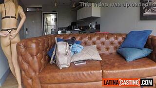 Petite Latina Teen Gets Rough Pussy Pounding In POV Doggy By Hung Producer