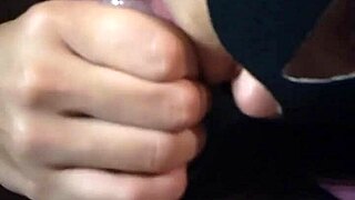 i cum on the big ass of this hot brunette while fucking her pussy