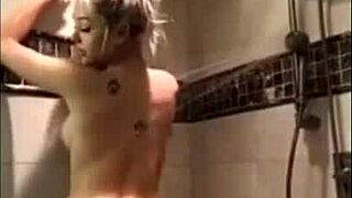 Blonde Girlfriend Teases Friend with Her Perfect Body Show